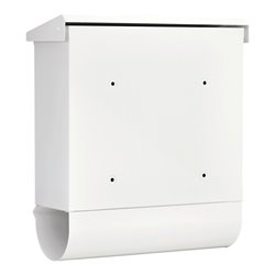 Burg-Wächter Briefkasten Comfort-Set 91300 W abschließbar weiß verzinkt