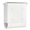Burg-Wächter Briefkasten Comfort-Set 91300 W abschließbar weiß verzinkt