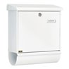 Burg-Wächter Briefkasten Comfort-Set 91300 W abschließbar weiß verzinkt