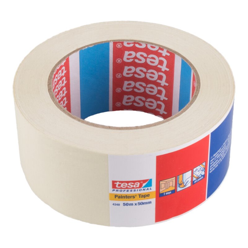 tesa Klebeband hellbeige Tesakrepp 4348 50mx50mm