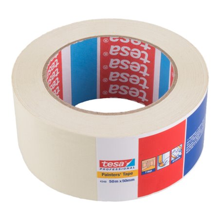 tesa Klebeband hellbeige Tesakrepp 4348 50mx50mm