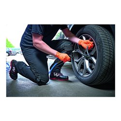 WICA Schnüstiefel CANELLI Schwarz/rot, S3 SR ESD Gr. 40