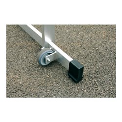 MUNK Aluminium-Podesttreppe einseitig begehbar fahrbar