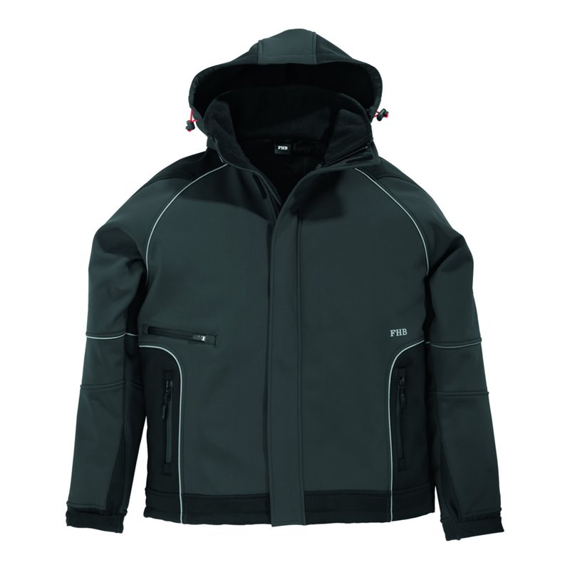 FHB Softshelljacke Walter 78518 anthrazit/schwarz