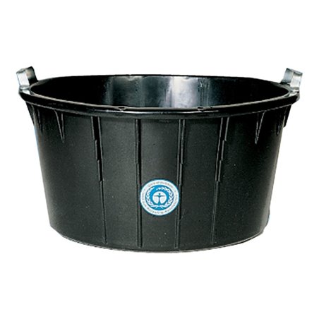 Spezialkübel oval, schwarz 90 L