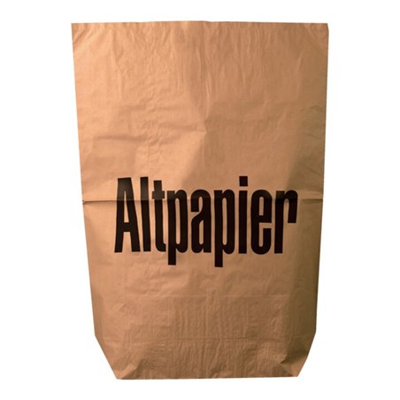 Papiersack mit Druck 'Altpapier' 70 x 95 cm