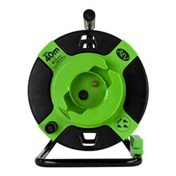 REV Leer-Gerätetrommel Kunststoff sw-gn