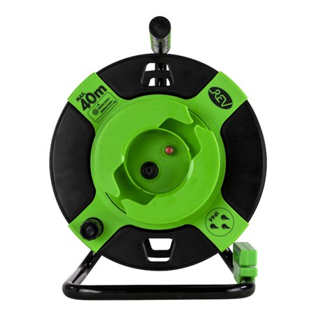 REV Leer-Gerätetrommel Kunststoff sw-gn