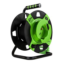 REV Leer-Gerätetrommel Kunststoff sw-gn