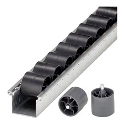 Bito Rollenleiste SDS / ESD-Röllchen mit Stahlachse 8 kg