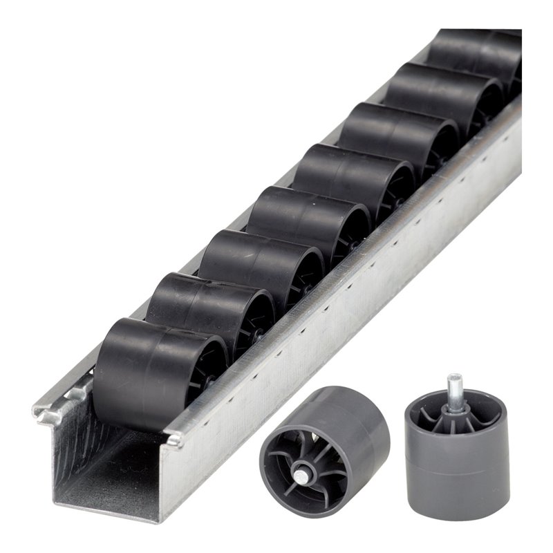 Bito Rollenleiste SDS / ESD-Röllchen mit Stahlachse 8 kg