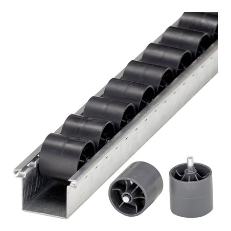 Bito Rollenleiste SDS / ESD-Röllchen mit Stahlachse 8 kg