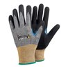 TEGERA Schnittschutzhandschuh Kat. II, grau/schwarz, 8