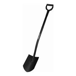 FREUND Gärtnerspaten spitze Form Stahlstiel Ergoline schw.