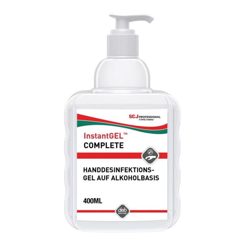 Stoko InstantGEL Complete Gel-Handdesinfektion 400 ml Pumpflasche Alkoholbasis