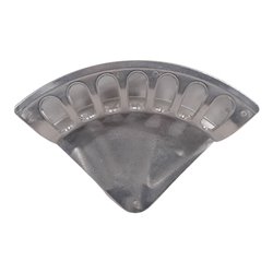 Wandschlauchhalter Form A Alu Gr. 3 B348xT144mm