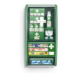 CEDERROTH ErsteHilfe-u.Verbrennungs station incl. Inhalt