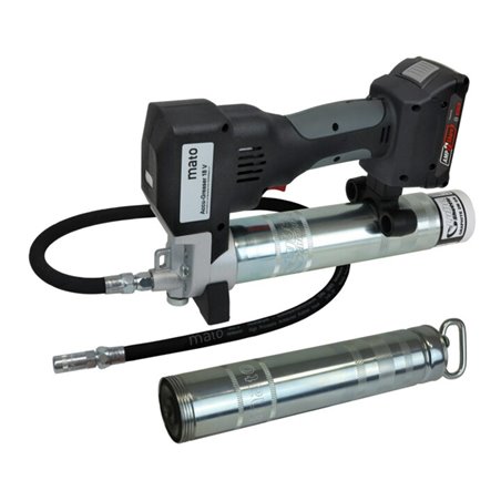 MATO Akku-Fettpresse 18V/2Ah PREMIUM-S-LS AMPShare mit Ladegerät und Akku