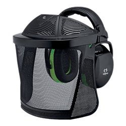 HELLBERG Kopfschutzset Kapsel, Nylongitter