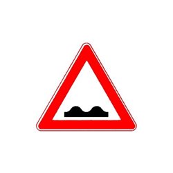 VKZ.112 Dreieck 900mm Unebene Fahrbahn RAL-Gütezeichen Folie RA1