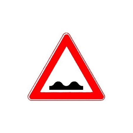 VKZ.112 Dreieck 900mm Unebene Fahrbahn RAL-Gütezeichen Folie RA1