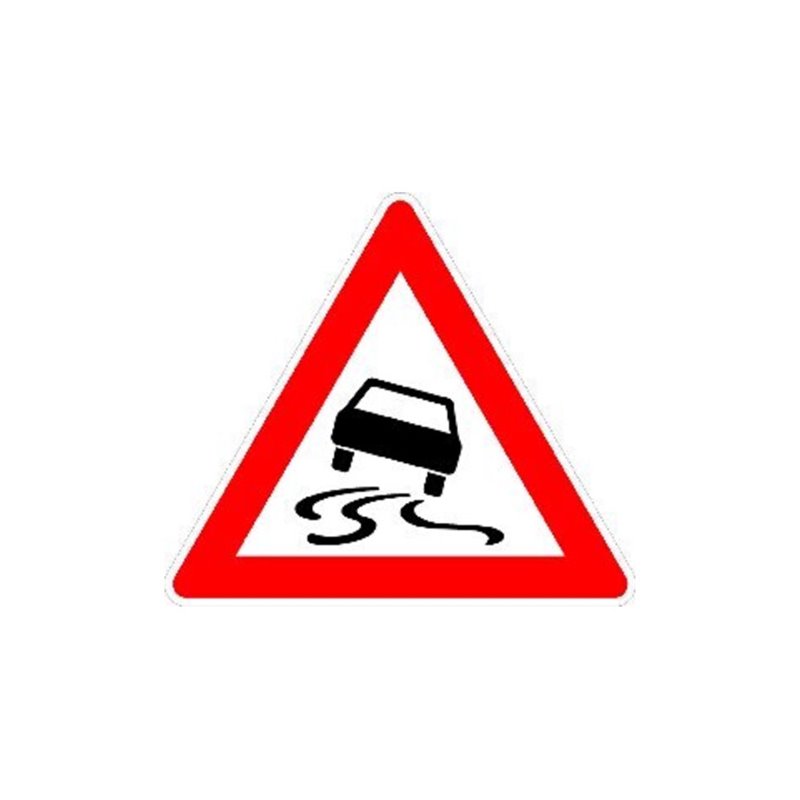 VKZ.114 Dreieck 900mm Schleudergefahr RAL-Gütezeichen Folie RA1