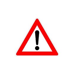 VKZ.121-10 Dreieck 900mm verengte Fahrbahn rechts RAL-Gütezeichen Folie RA1