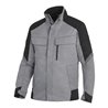 FHB Jacke Frank, Softshell, Gr. M, grau/schwarz