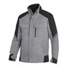 FHB Jacke Frank, Softshell, Gr. M, grau/schwarz