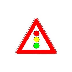 VKZ.131 Dreieck 900mm Lichtzeichenanlage RAL-Gütezeichen Folie RA1