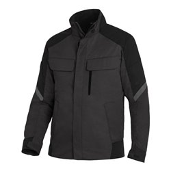 FHB Arbeitsjacke Frank anthrazit-schwarz, Gr. XL