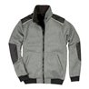 SCHEIBLER Strick-Blouson Piering Gr. XL, grau-meliert