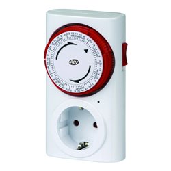 REV Zeitschaltuhr mechanisch Woche weiß