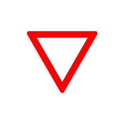 VKZ.205 Dreieck 900mm Vorfahrt gewähren RAL-Gütezeichen Folie RA1