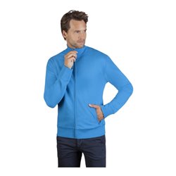 Promodoro Sweatshirtjacke, Gr. M turquoise