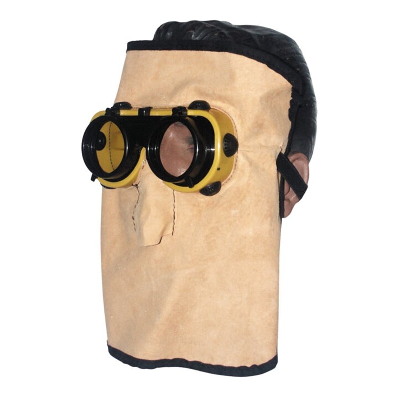 Ledermaske/Brillenmaske kurz