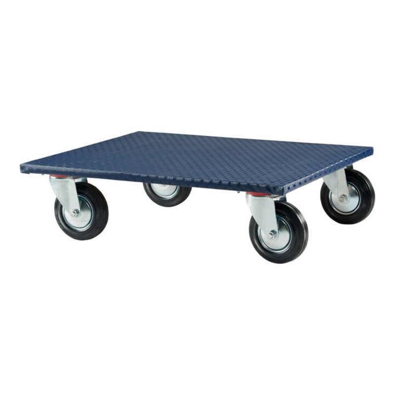 Möbelroller 600x500mm 600kg Kst.Rad 125 mm