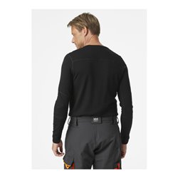 Helly Hansen Funktionsshirt Life Merino, schwarz, Gr. 3XL