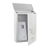 ROTTNER Briefkasten Pisa mit Zylinderschloss grau, anthrazit pulverb.