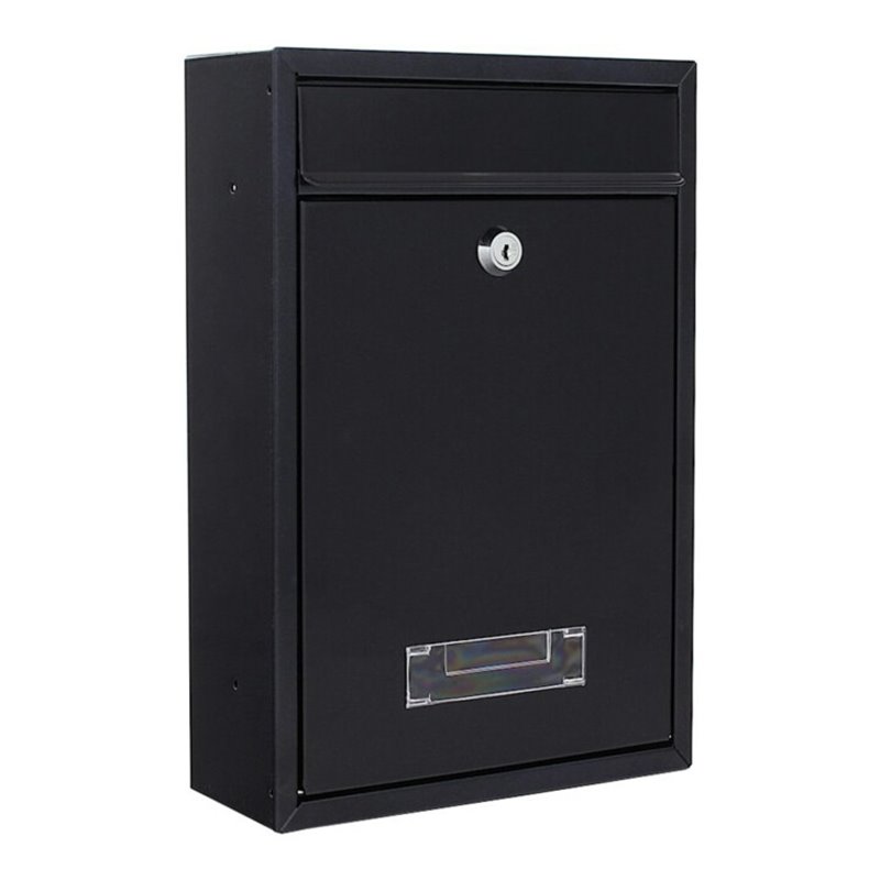 ROTTNER Briefkasten Tarvis mit Zylinderschloss anthrazit pulverb.