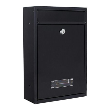 ROTTNER Briefkasten Tarvis mit Zylinderschloss anthrazit pulverb.