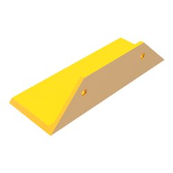 Schake Schrammbord Stahlwinkel 100x150x10 mm + Gehrung 45°, Anfahrschutz für Gabelstapler, Hubwagen etc. zum Aufdübeln