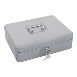 ROTTNER Geldzählkassette mit Euro-Einsatz Stahlblech silber