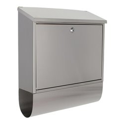 ROTTNER Briefkasten Villa abschließbar Edelstahl matt gebürstet