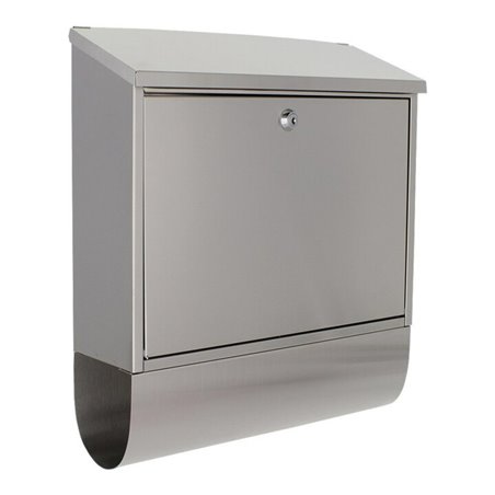 ROTTNER Briefkasten Villa abschließbar Edelstahl matt gebürstet