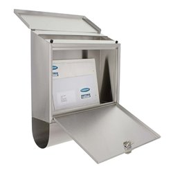 ROTTNER Briefkasten Villa abschließbar Edelstahl matt gebürstet