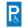 SafetyMarking Parkplatzschild Alu B400xH600 mm Nur für Behinderte