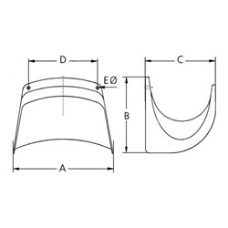 GEKA plus-Wandschlauch- hlt., KS,270x200x190mm,SB plus