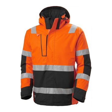 Helly Hansen Winterjacke ALNA, warnorange/ebony, Gr. 2XL