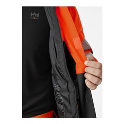 Helly Hansen Winterjacke ALNA, warnorange/ebony, Gr. M